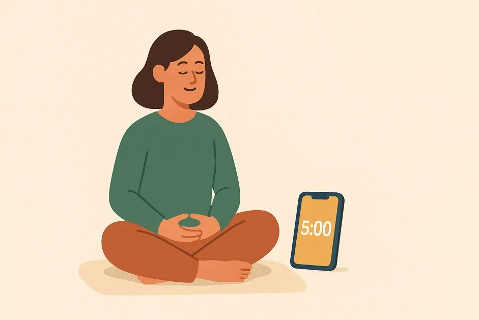 Five-minute meditation: maximum effect