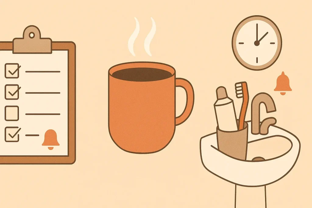 Practical DMN mindfulness in hectic everyday life