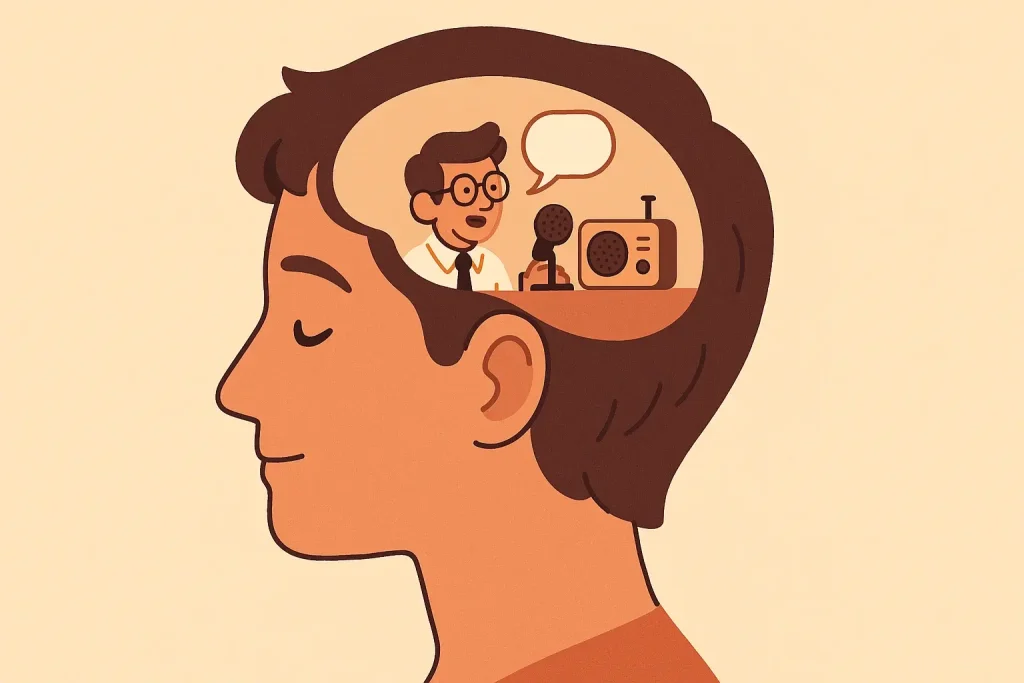 The inner commentator as a symbol for the DMN