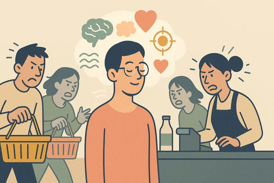 Serenity and stress reduction through open awareness