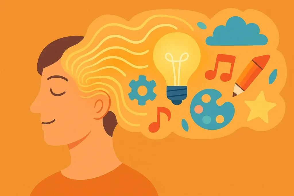 Meditation opens the mind to creativity and clarity