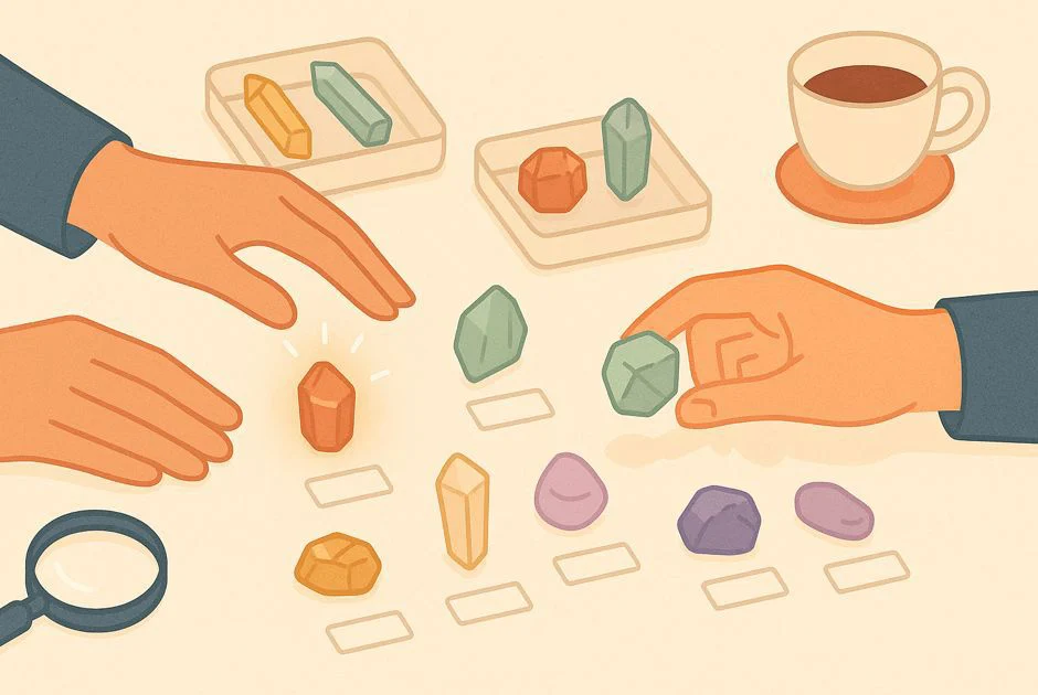 Instructions: Choosing the right crystal