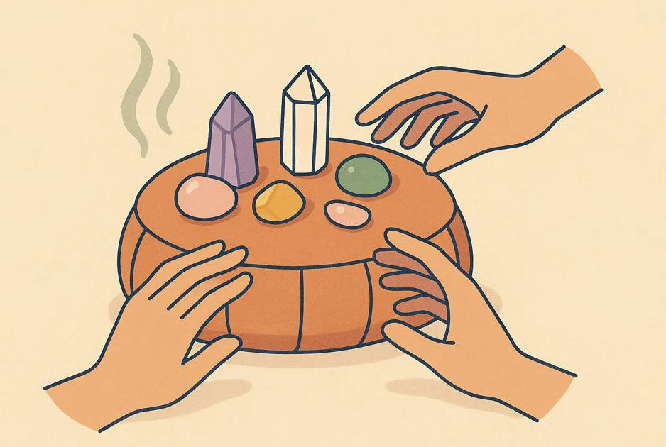 Using crystals specifically in meditation