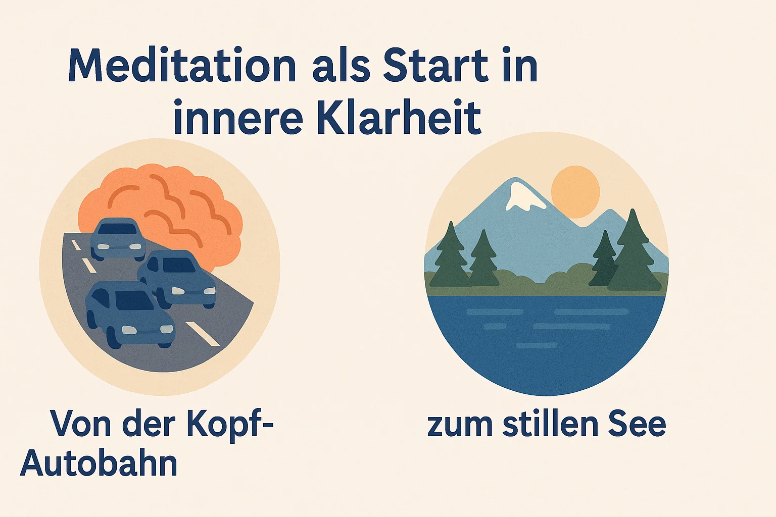 Meditation bringt Klarheit und einen gelassenen Start in den Tag