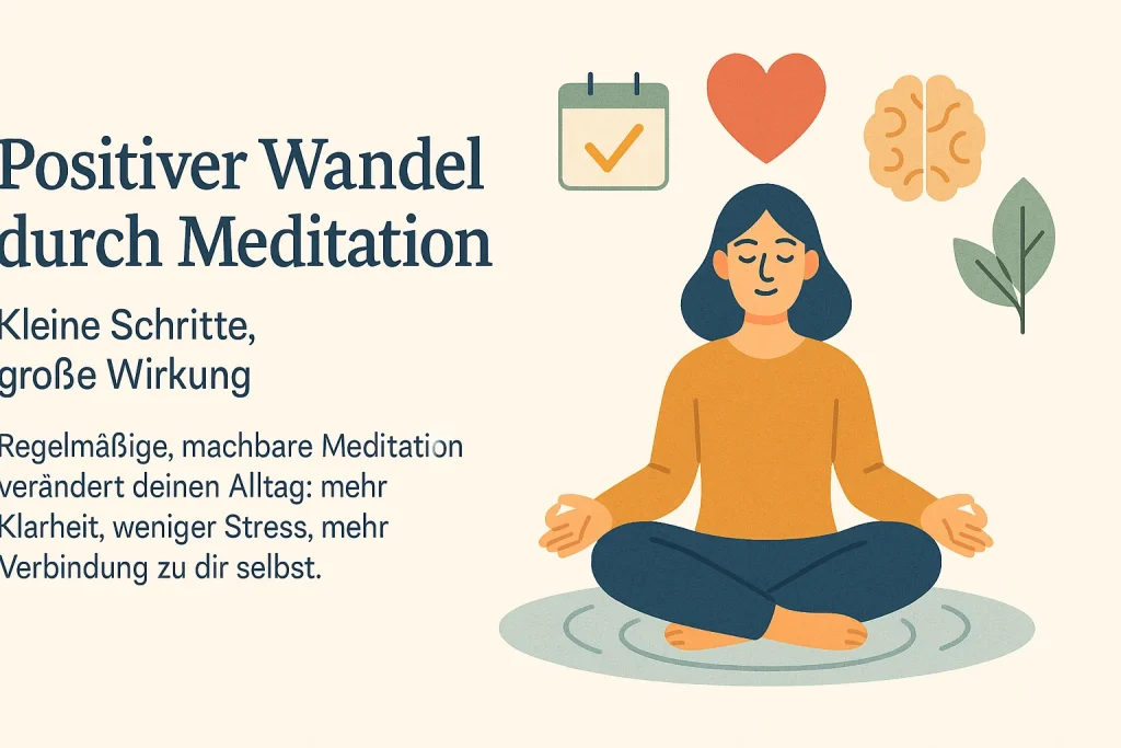 Meditation sorgt langfristig für Balance und mehr Wohlbefinden