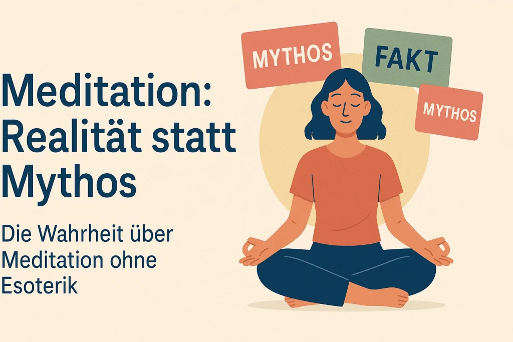 Typische Meditation-Mythen entlarvt