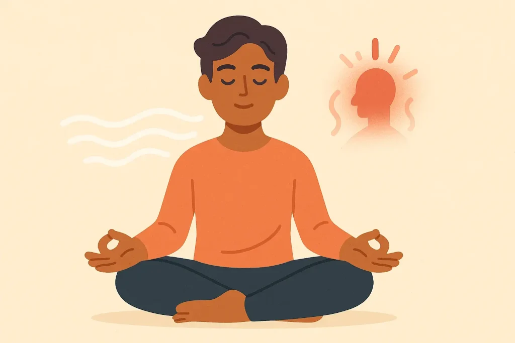 Meditation helps with chronic pain management