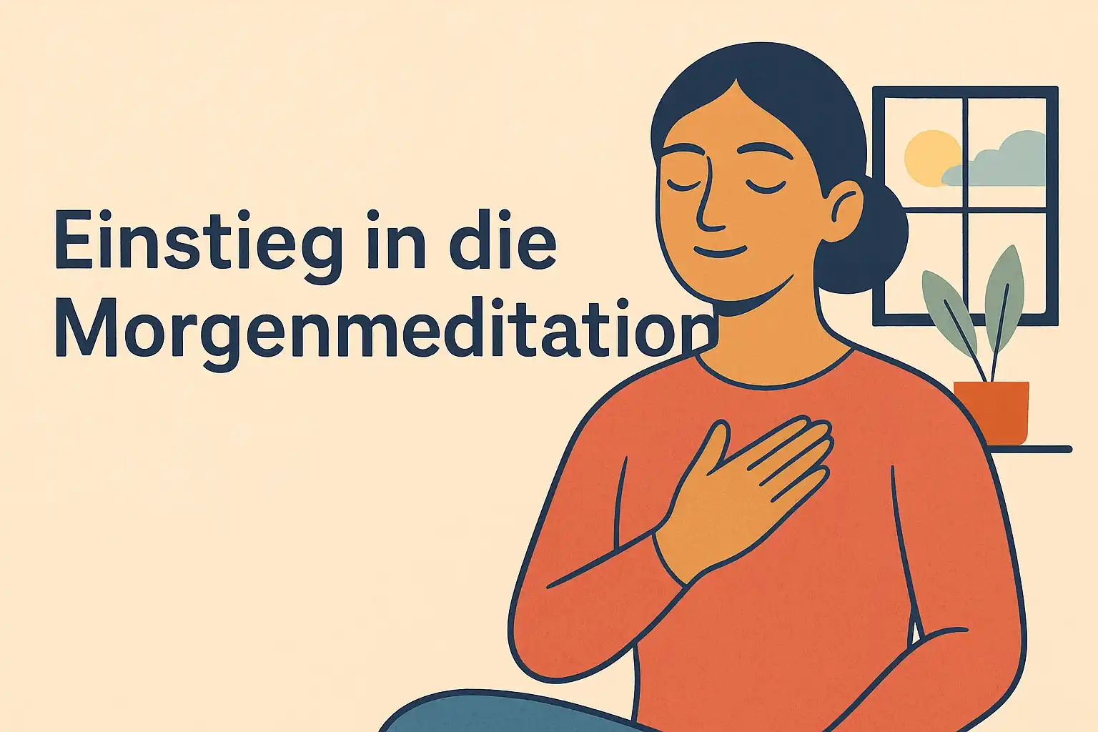 Start der Morgenmeditation als mentale Hygiene im Alltag