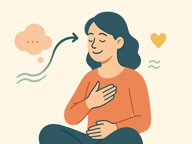 After a distraction, gently return to your breathing.