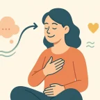 After a distraction, gently return to your breathing.