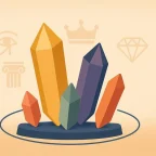 Colourful crystals from ancient times tell cultural history