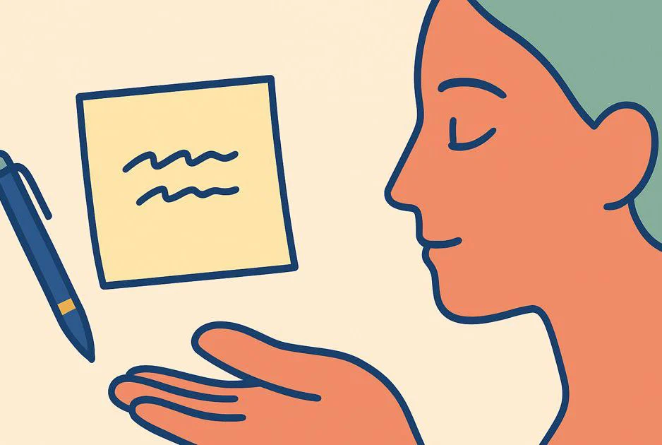 Note "My Why" as motivation for meditation