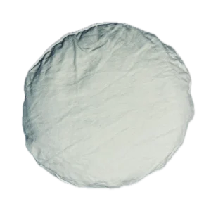 Meditationskissen in erhellendem weiß, inspiriert vom beginn der Praxis; ergonomische Sitzhöhe.