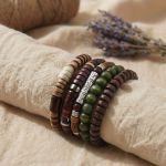 Holz Armband Set