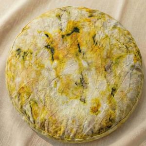 Meditationskissen Bezug + Inlay ohne Füllung, pflanzengefärbt, handmade, zum Selbstbefüllen mit Dinkelspelz für Meditati - Anahata Harmony