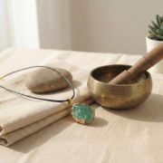 Nahaufnahme vom Fluorit Rohstein – Struktur und Farbe