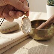 Klarer Quarz Anhänger