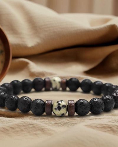 Lava & Howlith Armband