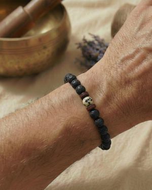 Anti-Stress Armband für Innere Ruhe und Gelassenheit, Unisex Yoga Armband bei Unruhe & Schlafproblemen, Achtsamkeit Gesc